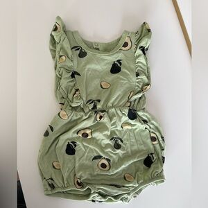 Kyte Baby Bamboo Avocado Bubble Romper